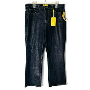 Circus NY Hypnotized High Rise Slim Straight Pants Dark Blue Size 32